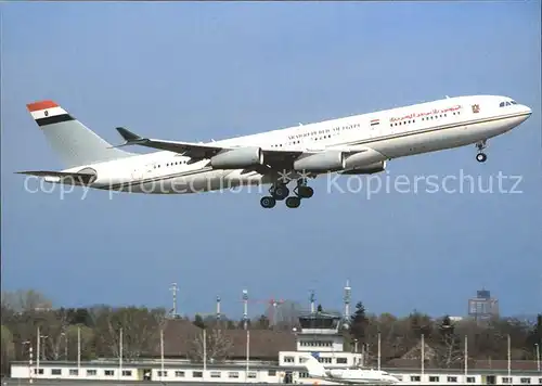 Flugzeuge Zivil Arab Republic of Egypt A340 212 SU GGG c n 061 Kat. Airplanes Avions