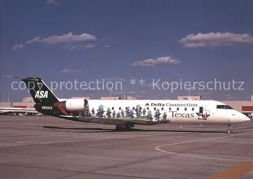 Flugzeuge Zivil ASA Delta Connection Canadair RJ200ER N868AS c n 7469 Kat. Airplanes Avions