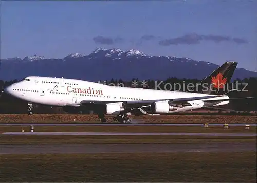 Flugzeuge Zivil Canadian Air Boeing 747 475 C FBCA c n 25422 912 Kat. Airplanes Avions