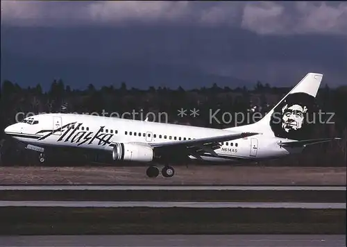 Flugzeuge Zivil Alaska Airlines Boeing 737 790 N614AS c n 30343 439  Kat. Airplanes Avions