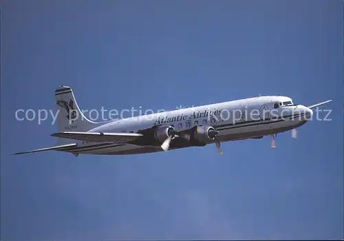 Flugzeuge Zivil Atlantic Airlines DC 6A G APSA c n 45497 995 Kat. Airplanes Avions