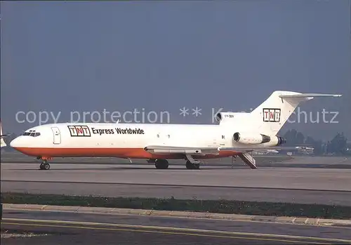 Flugzeuge Zivil Sterling European Airways TNT Express Worldwide colours Boeing 727 287 Advanced OY SEW  Kat. Airplanes Avions