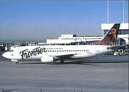 Flugzeuge Zivil Frontier Airlines Boeing 737 300 N312FL  Kat. Airplanes Avions