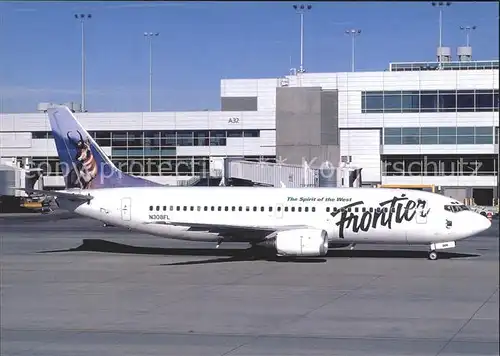 Flugzeuge Zivil Frontier Airlines Boeing 737 300 N308FL  Kat. Airplanes Avions