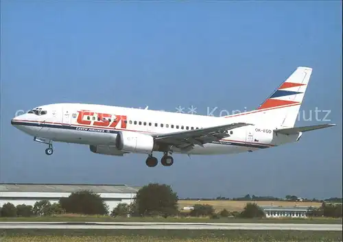 Flugzeuge Zivil CSA Boeing 737 55S OK EGO cn 28475 Kat. Airplanes Avions