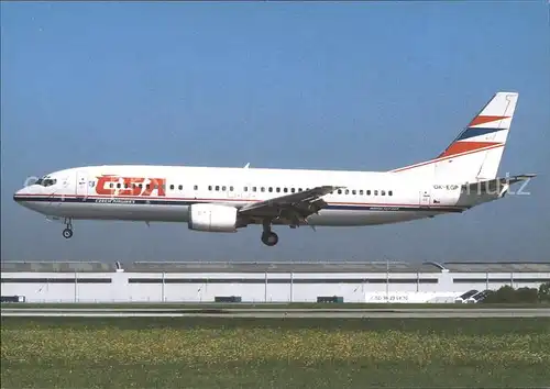 Flugzeuge Zivil CSA Boeing 737 45S OK EGP cn 28476 Kat. Airplanes Avions