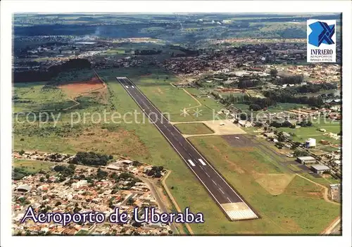 Flughafen Airport Aeroporto Uberaba Vista aerea da pista  Kat. Flug