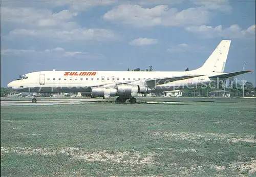Flugzeuge Zivil Zuliana Venezuela DC8 51F 45878 YV 461C  Kat. Airplanes Avions