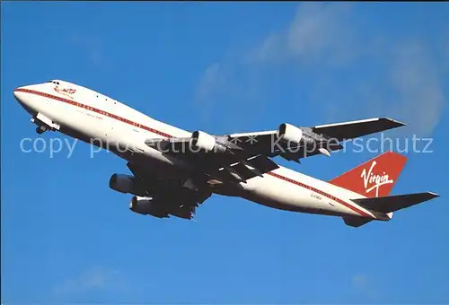 Flugzeuge Zivil Virgin Atlantic Airways Boeing 747 200B  Kat. Airplanes Avions