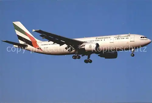 Flugzeuge Zivil Emirates Airbus A300 600R  Kat. Airplanes Avions