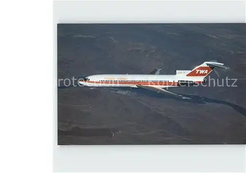Flugzeuge Zivil TWA Trans World Airlines Boeing 727 231A  Kat. Airplanes Avions