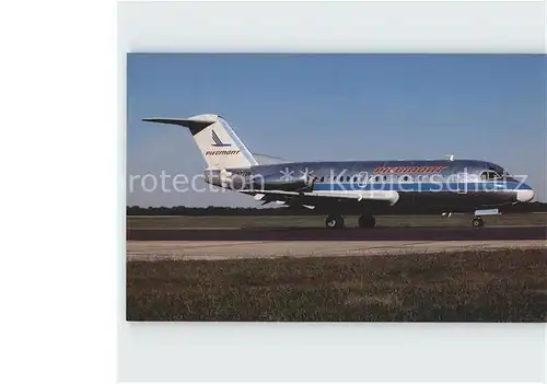 Flugzeuge Zivil Piedmont Airlines Fokker F28 1000 Kat. Airplanes Avions