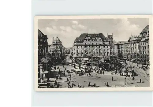 Strassenbahn Muenchen Karlsplatz Kat. Strassenbahn