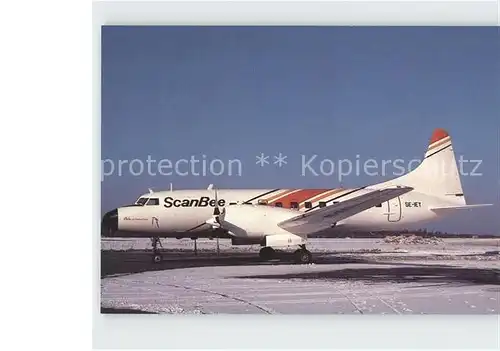 Flugzeuge Zivil Scan Bee Convair 580 SE IEY Kat. Airplanes Avions