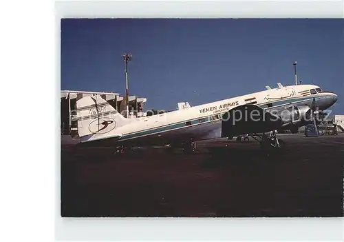 Flugzeuge Zivil Yemen Airways Douglas DC 3 4W ABY  Kat. Airplanes Avions