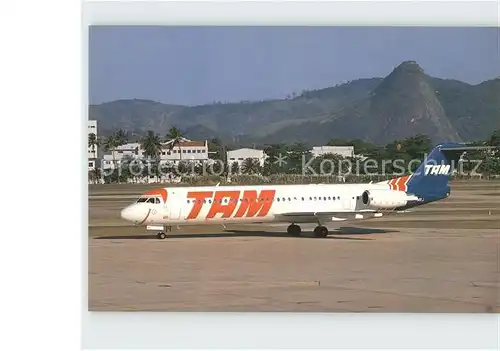 Flugzeuge Zivil TAM Fokker F 100 11451 PT MRJ  Kat. Airplanes Avions