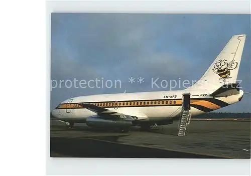 Flugzeuge Zivil Air Executive Norway Busy Bee AS Boeing 737 2R4C LN NPB Kat. Airplanes Avions