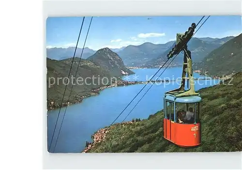 Seilbahn Brusino Serpiano Lago di Lugano Kat. Bahnen