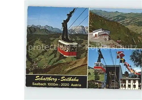 Seilbahn Schattberg Saalbach  Kat. Bahnen