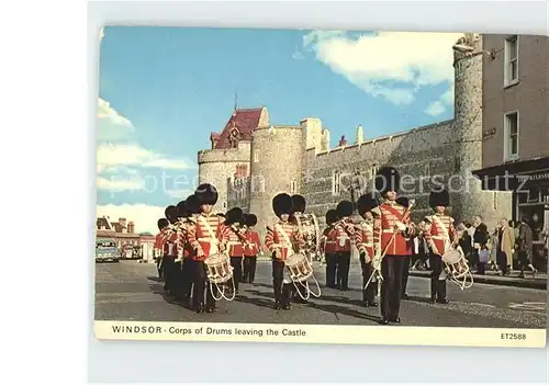 Leibgarde Wache Corps of Drums Windsor  Kat. Polizei