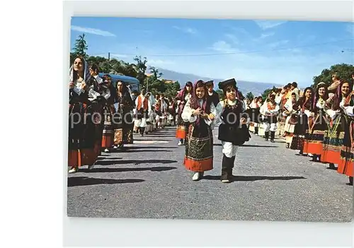 Trachten Italien Sardegna Nuoro Sfilata di costumi  Kat. Trachten