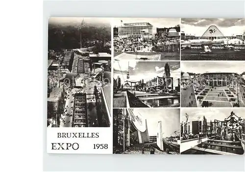 Exposition Universelle Bruxelles 1958 Ansichten Kat. Expositions