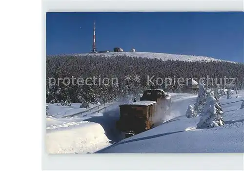 Eisenbahn Harzer Schmalspurbahn 199 872 5 Schneepfluegen Brocken  Kat. Eisenbahn