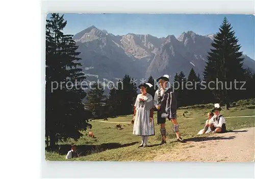 Trachten Werdenfelser Land Zugspitzgruppe Kat. Trachten