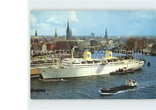 Dampfer Oceanliner Hamburg Hafen  Kat. Schiffe