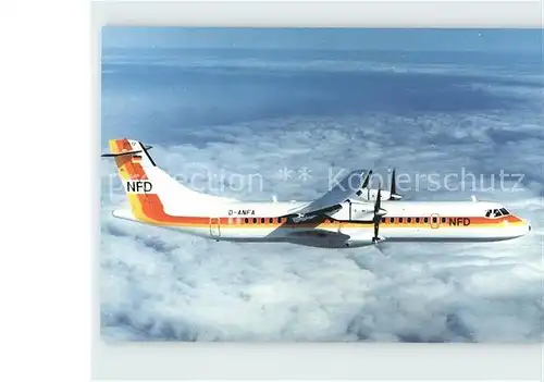 Flugzeuge Zivil NFD ATR 42  Kat. Airplanes Avions