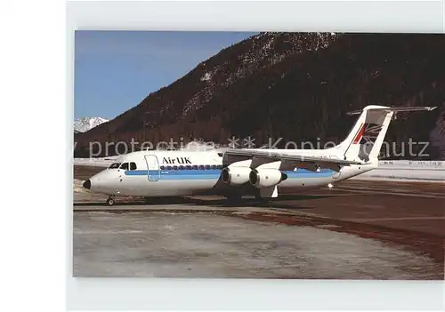 Flugzeuge Zivil Air UK BAe 146 G UIKD  Kat. Airplanes Avions