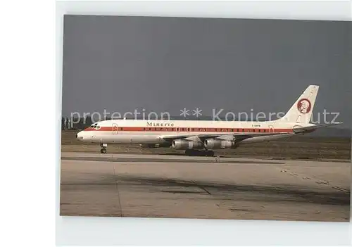 Flugzeuge Zivil Minerve DC 8 53 F GDPM c n 45662 186 Kat. Airplanes Avions