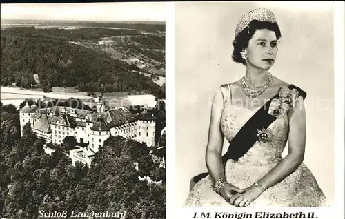 Adel England Koenigin Elizabeth II. Schloss Langenburg Kat. Koenigshaeuser
