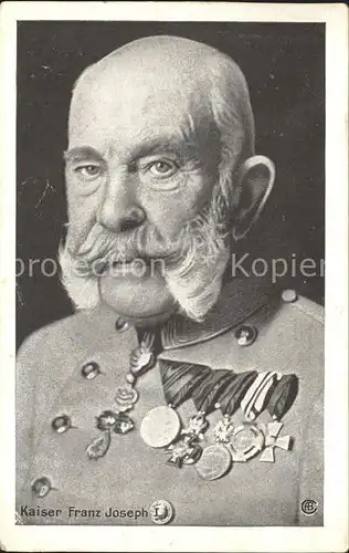 Franz Josef I. Kaiser von oesterreich Orden  Kat. Koenigshaeuser