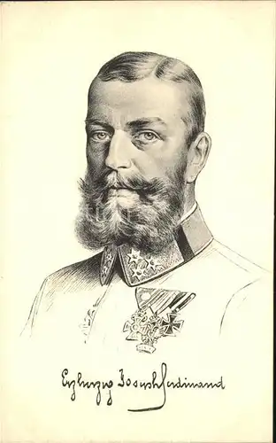 Adel oesterreich Erzherzog Josef Ferdinand Kat. Koenigshaeuser
