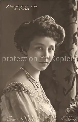 Adel Preussen Prinzessin Victoria Luise  Kat. Koenigshaeuser