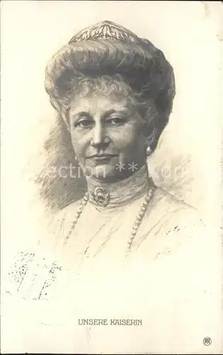 Adel Preussen Kaiserin Auguste Viktoria  Kat. Koenigshaeuser