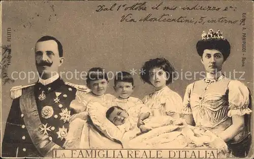 Adel Italien Famiglia Reale  Kat. Koenigshaeuser