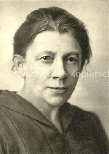 Politiker V. I. Lenin Schwester Anna Iljinitschna Jelisarowa Uljanowa  Kat. Politik
