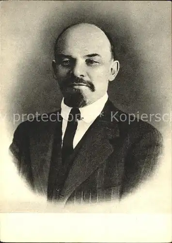 Politiker Wladimir Iljitsch Lenin 1917 Kat. Politik