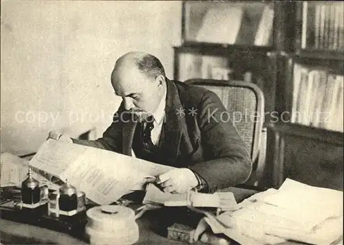Politiker Wladimir Iljitsch Lenin Study Kremlin 1918 Kat. Politik