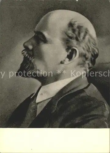 Politiker Wladimir Iljitsch Lenin 1921 Kat. Politik