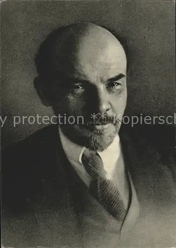 Politiker Wladimir Iljitsch Lenin 1918 Kat. Politik