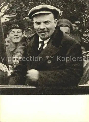 Politiker Wladimir Iljitsch Lenin 1919 Kat. Politik