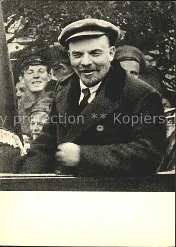 Politiker Lenin Moskau 1919 Kat. Politik