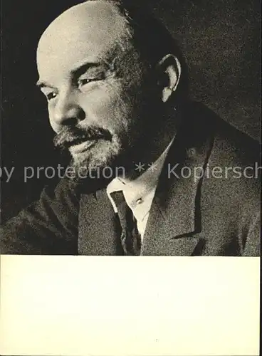 Politiker Lenin 1921 Kat. Politik