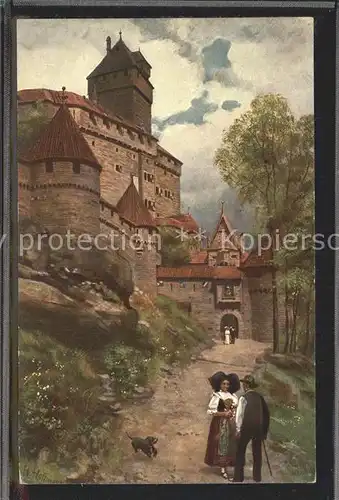 Hoffmann Heinrich Hohkoenigsburg  Kat. Kuenstlerkarte