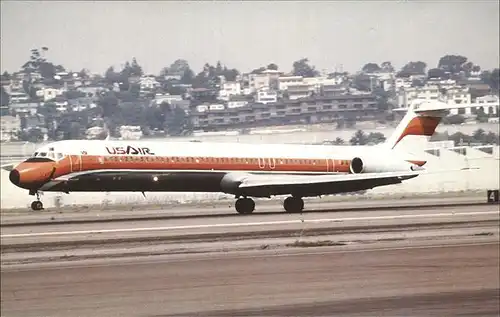 Flugzeuge Zivil USAir MD 80  Kat. Airplanes Avions