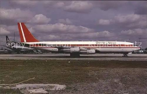 Flugzeuge Zivil EL AJT Guyana Airways Boeing 707 344B c n 18891 Kat. Airplanes Avions