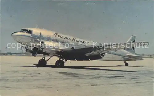 Flugzeuge Zivil Arizona Airways DC 3  Kat. Airplanes Avions